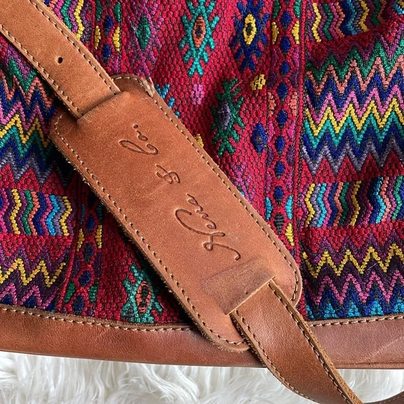 Nena & Co Convertible Day Bag Backpack Artisan Made EUC display picture 3